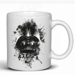 Star Wars bögre – Darth Vader fekete-fehér dizájn | Reja Kreatív Műhely 🔗 Ajánlott URL: