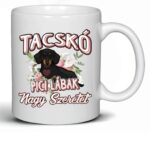 Tacskó – Pici lábak, nagy szeretet bögre | Kutyás ajándék | Reja Kreatív Műhely