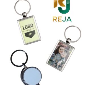 Reja fényképes és logózható fém kulcstartók – Egyedi, elegáns ajándékok
