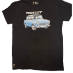 "Kék Trabant" mintás póló