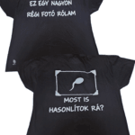 Egy régi kép rólam... mintás póló