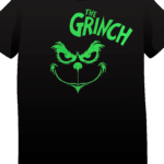 Grinch mosoly mintás póló